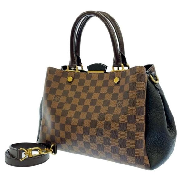 Louis Vuitton Damier Ebene Brittany Vuitton Shoulder Bag - Picture 1 of 9
